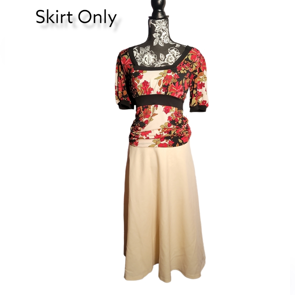 Chaps Womens Wool Midi Skirt